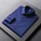 Mens Business Top Long Sleeved Casual Solid Color Shirt Non Ironing Wrinkle Resistant 5