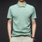 Comfortable Breathable Top Mens Fashion Solid Short Sleeved Polo Shirt Summer 6