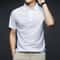 Comfortable Breathable Top Mens Fashion Solid Short Sleeved Polo Shirt Summer 10