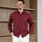 New Mens Solid Color Business Casual Long Sleeved Shirt Wrinkle Free Comfortable All Season Top 8