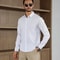 New Mens Solid Color Business Casual Long Sleeved Shirt Wrinkle Free Comfortable All Season Top 6