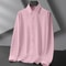 Comfortable All Season New Mens Business Casual Long Sleeved Shirt Wrinkle Resistant Versatile Soli 5