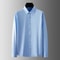 Comfortable All Season New Mens Business Casual Long Sleeved Shirt Wrinkle Resistant Versatile Soli 9