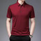 New Mens Business Casual Polo Shirt Comfortable Summer Fashion Short Sleeve Breathable Top 3