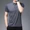 New Mens Business Casual Polo Shirt Comfortable Summer Fashion Short Sleeve Breathable Top 8