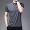 New Mens Business Casual Polo Shirt Comfortable Summer Fashion Short Sleeve Breathable Top 8