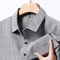 Comfortable All Season New Mens Business Casual Short Sleeved Printed Shirt With Wrinkle Resistance 4