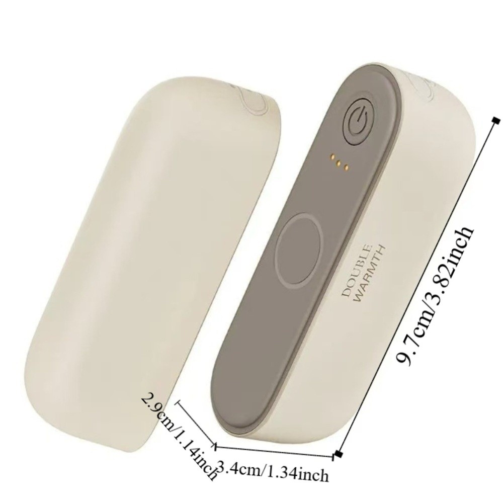 Rechargeable Electric Hand Heater DualPalm Hand Warmers Fast Magnetic Heating Pocket Detachable Tre 3