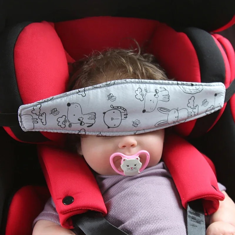 Adjustable Baby Head Support Belt Car Seat Head Support Sleep Positioner Baby Safety Pillow 1