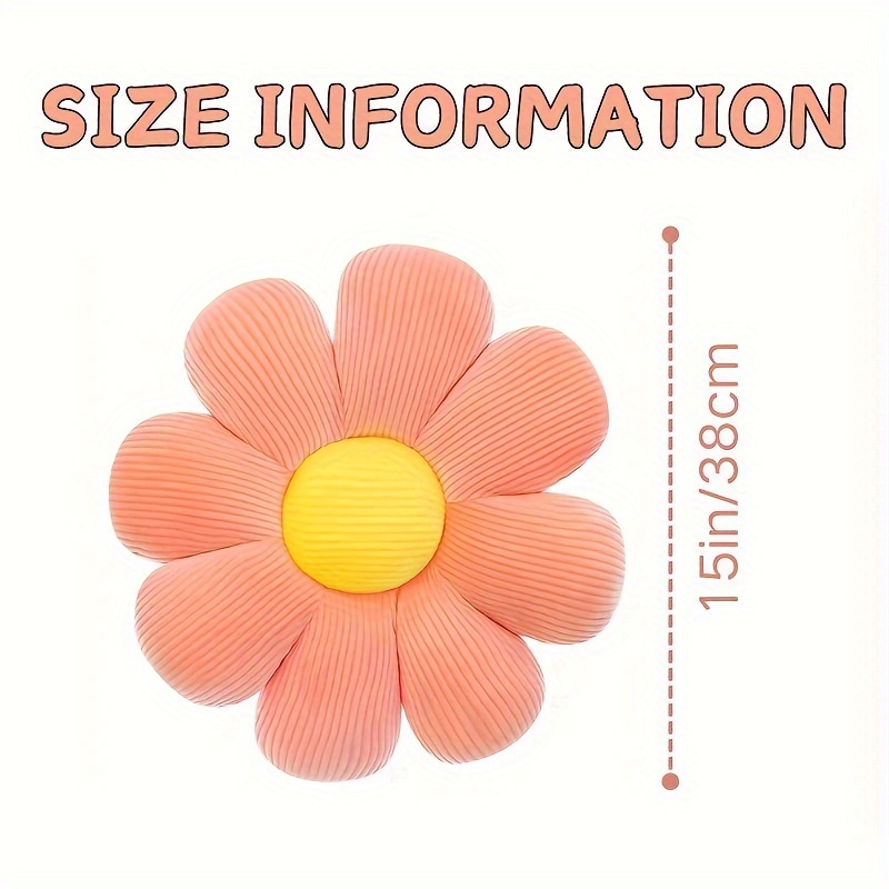 Flower Mat Daisy Seat Cushion Sunflower Pillow Gift 4