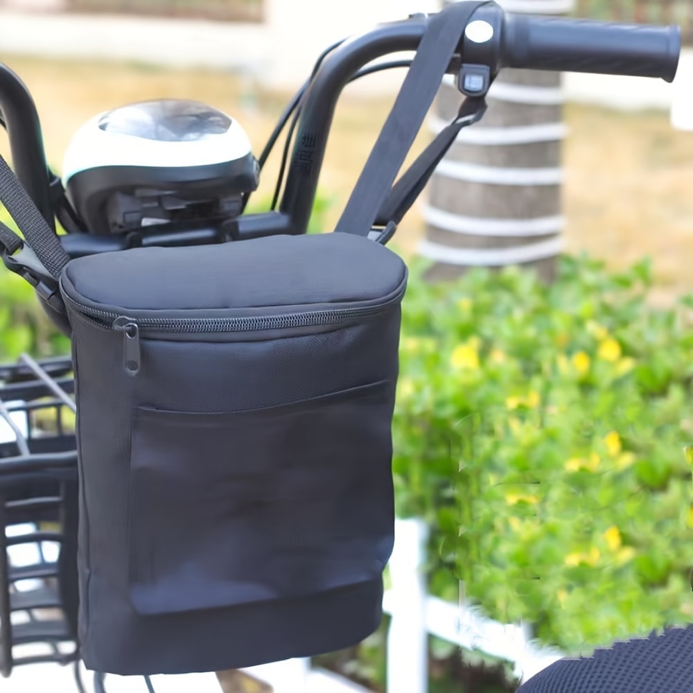 Electric Motorcycle Accessories Multi Functional Bicycle Clutch With Front Zipper Storage Large Cap 1