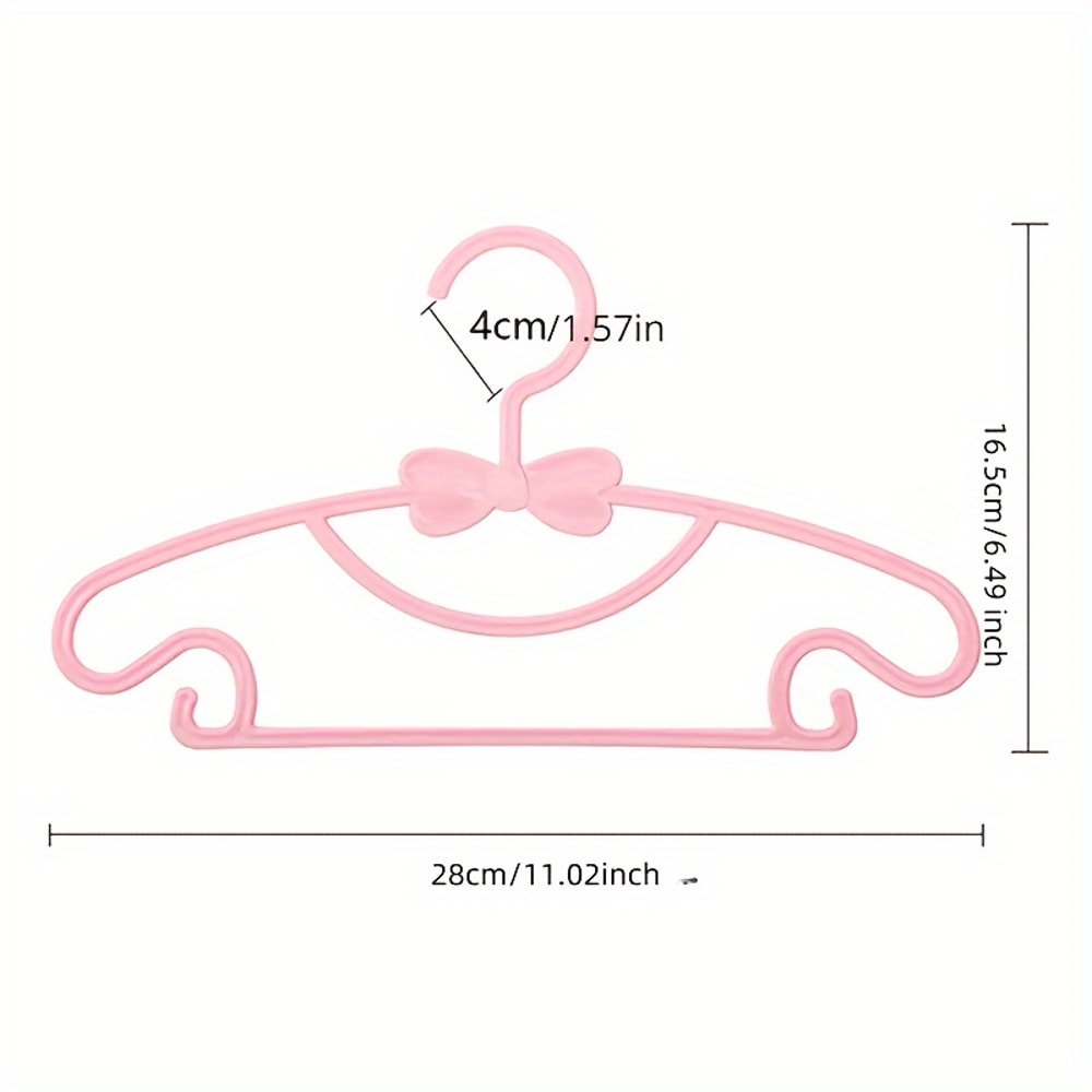 Portable Plastic Display Hangers Windproof Childrens Outerwear Hangers Baby Clothing Organizer 2