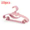 Portable Plastic Display Hangers Windproof Childrens Outerwear Hangers Baby Clothing Organizer 5
