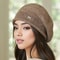 Soft Comfortable Women's Knitted Hat Elastic Wool Urine Cap, Acrylic Knitted Hat for Autumn Winter