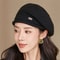 Soft Comfortable Women's Knitted Hat Elastic Wool Urine Cap, Acrylic Knitted Hat for Autumn Winter