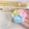 Cute Rainbow Cat Paw Soft Pinch Stress Relief Toy Slow Rebound Three Color Cat Paw Gift