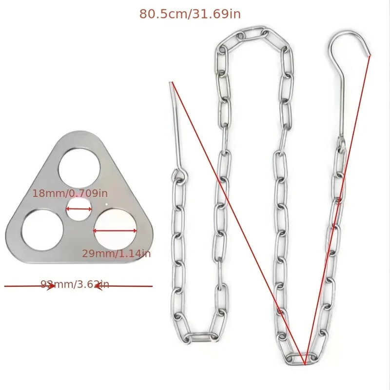 Portable BBQ Tripod Stainless Steel Outdoor Camping Detachable Hanging Rack For Bonfire Pot BBQ Set 5