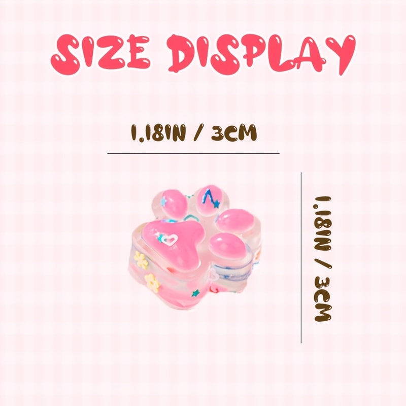 Colorful Mini Cute Cat Claw Plush Pinch Fun Halloween Christmas Party Fillers Decorative Fun Gift S 5