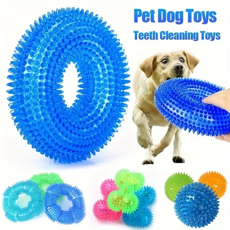Durable Dog Toy Sound Balls For Pets To Resist Biting Chewing Squeezing 0