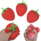 Fruit Stress Reliever Ball Strawberry Squeeze Music Simulation Toy For Children 0