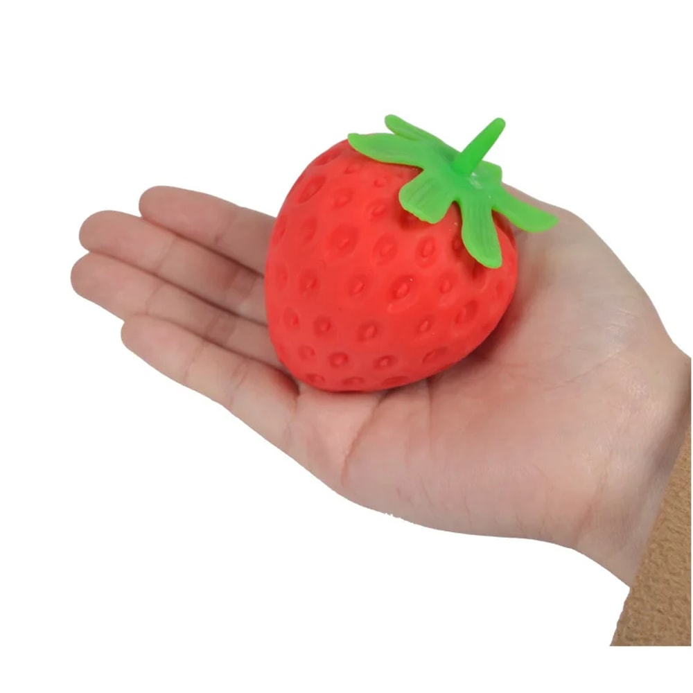 Fruit Stress Reliever Ball Strawberry Squeeze Music Simulation Toy For Children 3
