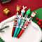 Colorful Christmas Birthday Gifts Christmas Fourcolor Ballpoint Pens Santa Claus Decorations Fun Ba 1
