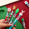 Colorful Christmas Birthday Gifts Christmas Fourcolor Ballpoint Pens Santa Claus Decorations Fun Ba 3