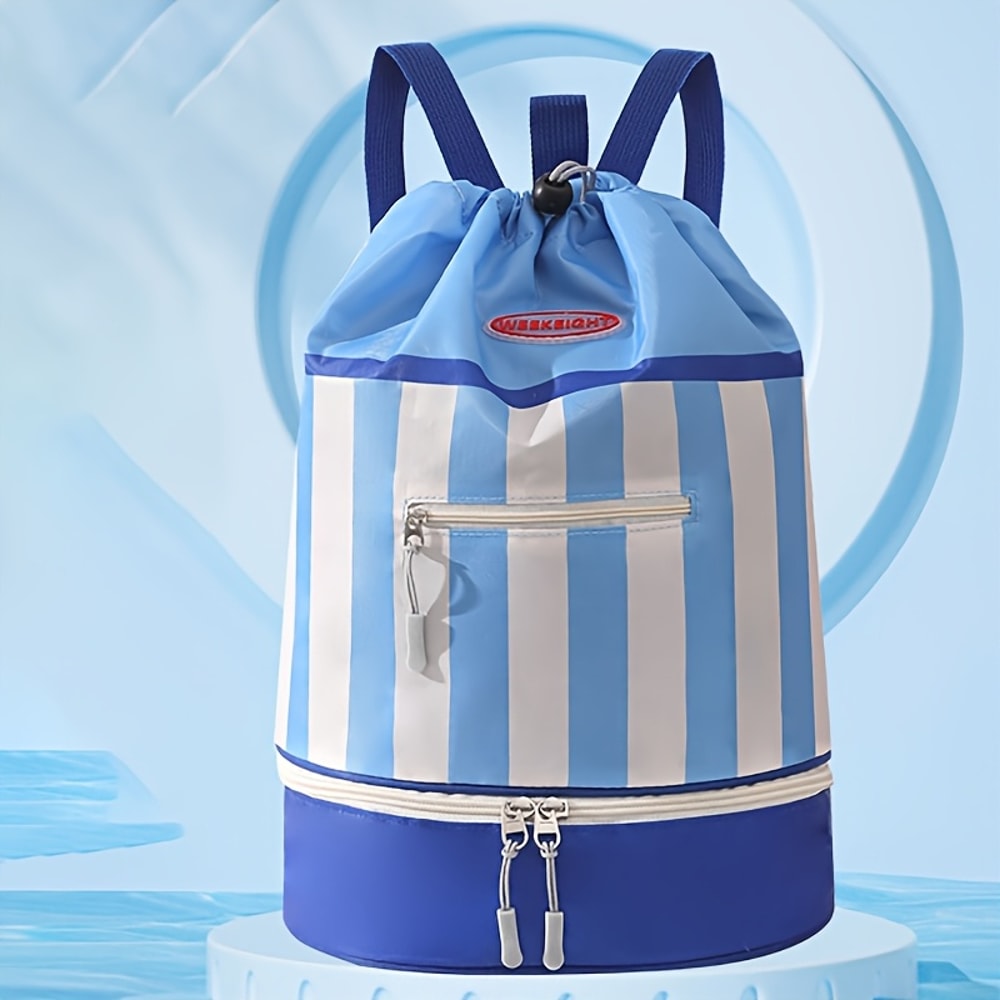 Portable Beach Backpack For Kids Childrens Swimming Bag Outdoor Toiletries Storage 3