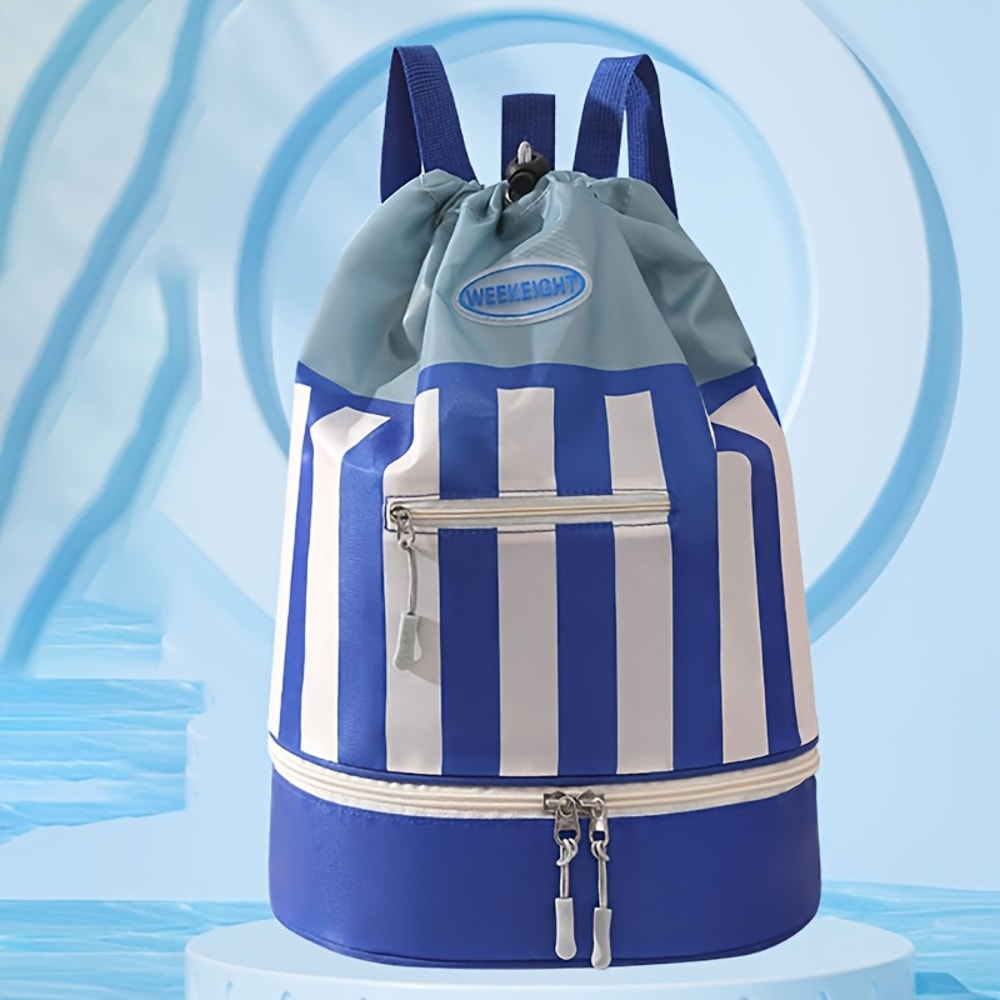 Portable Beach Backpack For Kids Childrens Swimming Bag Outdoor Toiletries Storage 4