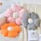 Comfortable Plush Pillow Daisy Flower Shaped Decorative Pad For Sofa And Bed Soft Polyester Fabric 1