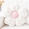 Comfortable Plush Pillow Daisy Flower Shaped Decorative Pad For Sofa And Bed Soft Polyester Fabric 3