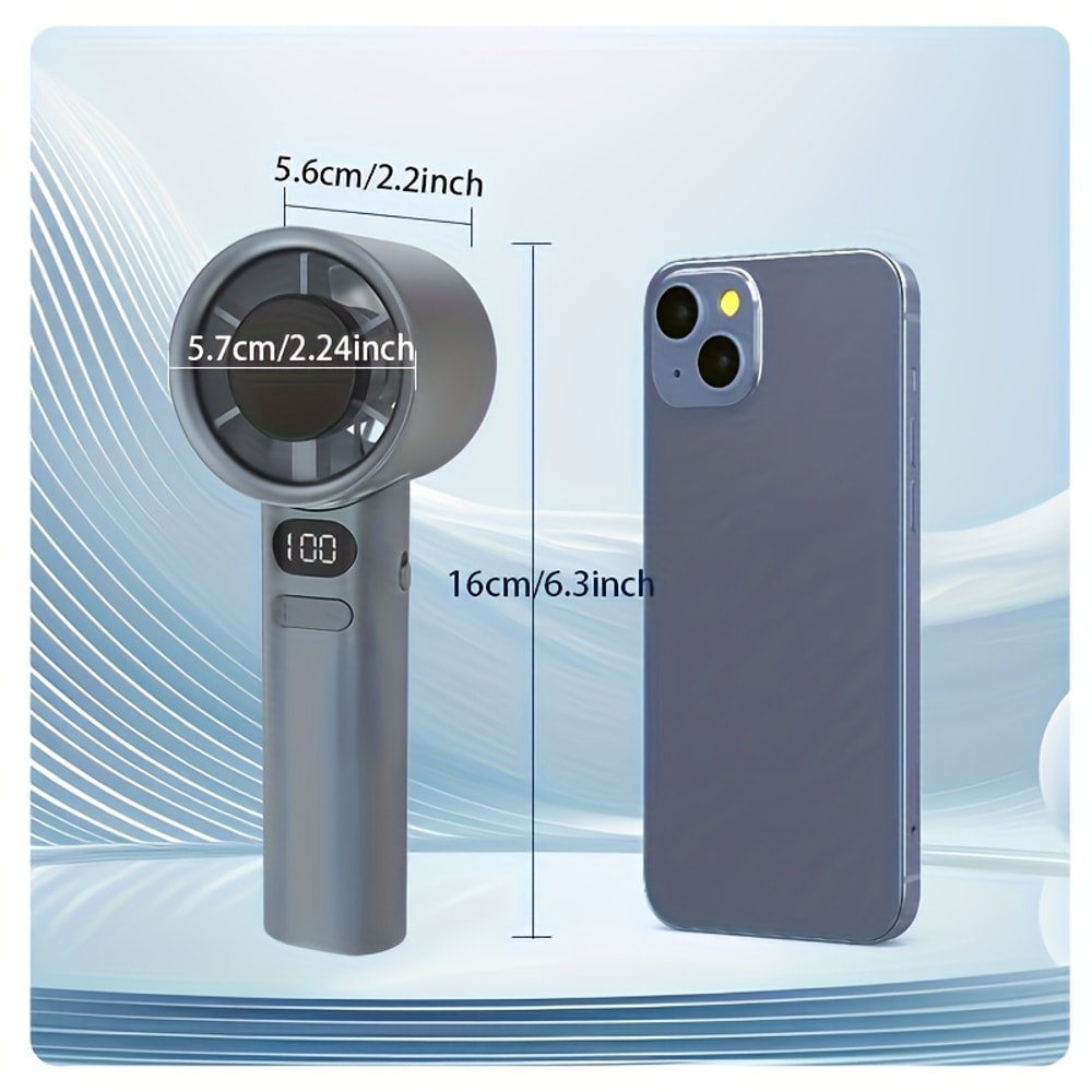 Powerful USB Charging Handheld Mini Fan With Speed For Hot Summers And Travel 4