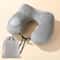 Portable Ushaped Inflatable Travel Pillow Neck Support Comfortable Sleep Pad Air Compression Inflat 4