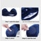 Portable Ushaped Inflatable Travel Pillow Neck Support Comfortable Sleep Pad Air Compression Inflat 2