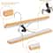 Wooden Clothes Hanger With Skirt Clip Pants Clip For Natural Long Pants 3