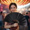Folding Fans Traditional Hand Fan For Martial Arts Dance Practice 2