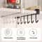Plastic Hook Coffee Cup Rack Multifunctional Kitchen Cabinet Storage Organizer 2
