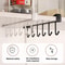 Plastic Hook Coffee Cup Rack Multifunctional Kitchen Cabinet Storage Organizer 2