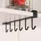 Plastic Hook Coffee Cup Rack Multifunctional Kitchen Cabinet Storage Organizer 5