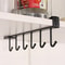Plastic Hook Coffee Cup Rack Multifunctional Kitchen Cabinet Storage Organizer 5