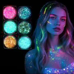 chunky glitter gel water-based for mardi gras christmas festival