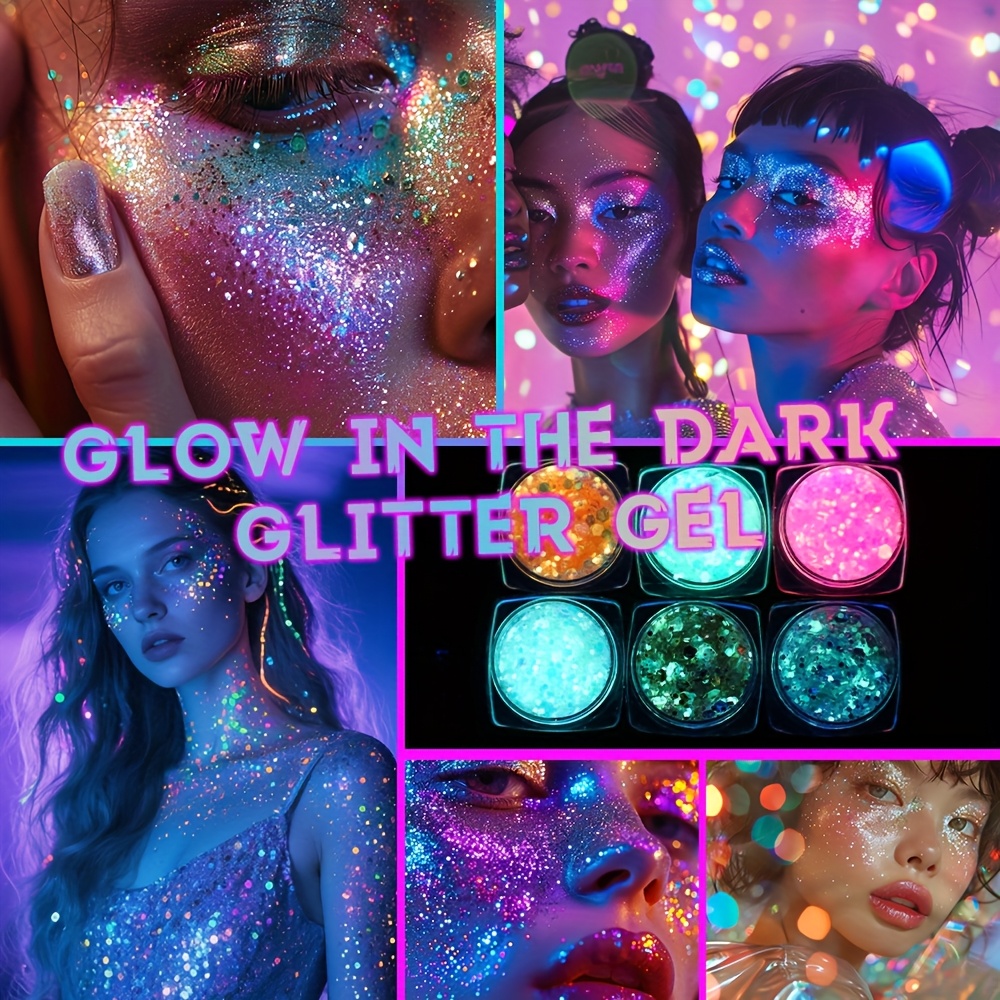 Chunky Glitter Gel WaterBased For Mardi Gras Christmas Festival 2