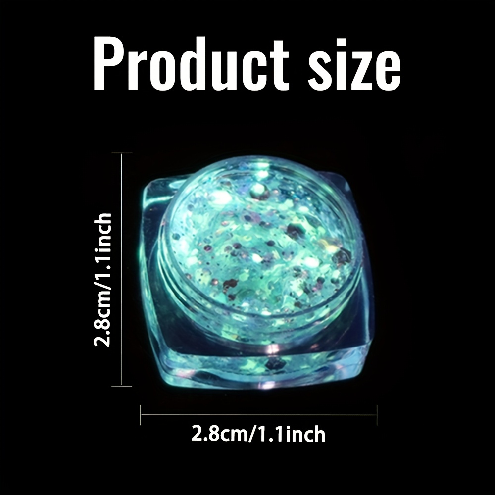 Chunky Glitter Gel WaterBased For Mardi Gras Christmas Festival 4