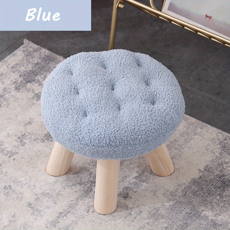 Small Round Stool Flower Stool Footstool For Sofa Coffee Table Living Room Bedroom Shoe Changing St 6