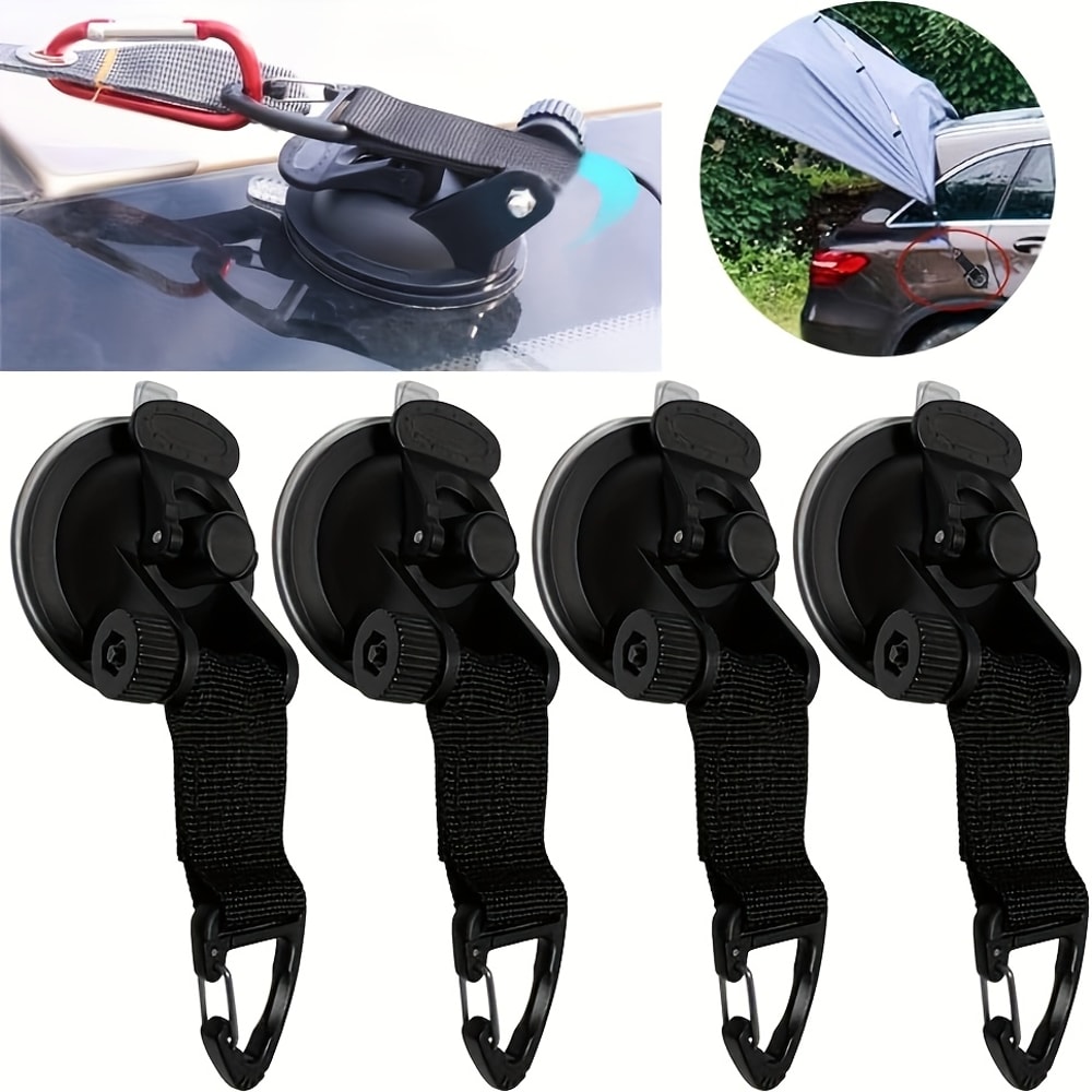Portable Outdoor Camping Suction Cup Hook With Safety Lock Ideal For Outdoor Activities 3