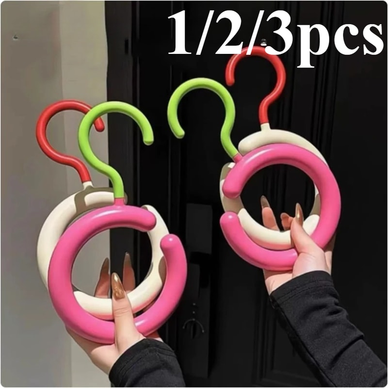 Rotatable Scarf Display Rack Dopamine Hook Hanger Hat And Bag Storage 0
