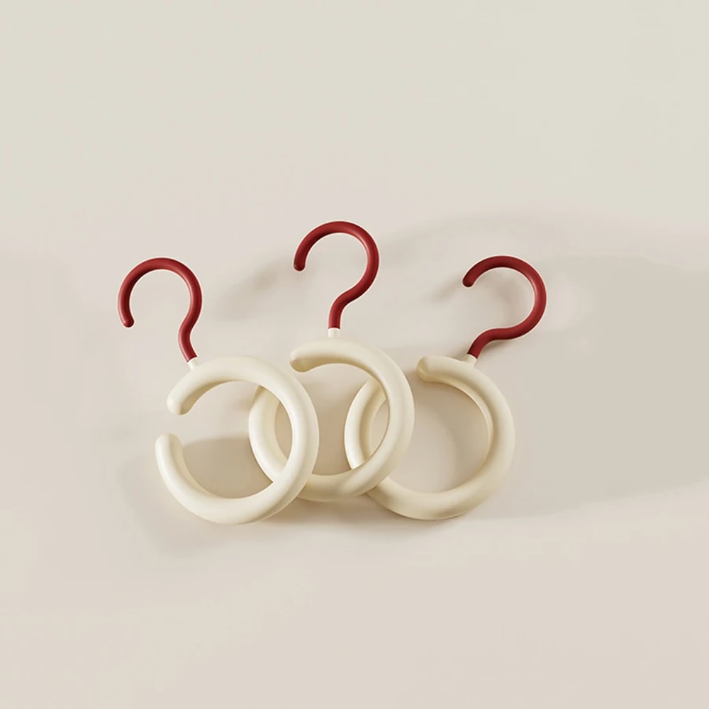 Rotatable Scarf Display Rack Dopamine Hook Hanger Hat And Bag Storage 6