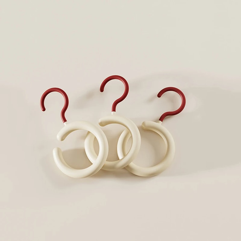 Rotatable Scarf Display Rack Dopamine Hook Hanger Hat And Bag Storage 6