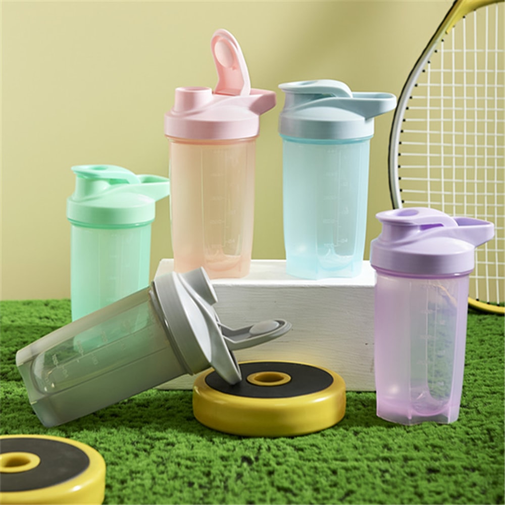 Milkshake Cup Sports Plastic Water Cup Shake Cup Fitness Bottle Protein Powder Cup 0