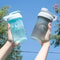 Milkshake Cup Sports Plastic Water Cup Shake Cup Fitness Bottle Protein Powder Cup 1